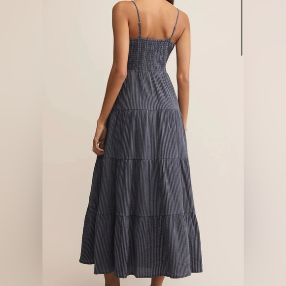 Z Supply Balos Striped Gauze Maxi Dress - Picture 2 of 5